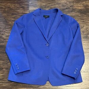 NWOT Talbots Women’s Purple Wool Blend Jacket/Blazer Size 16